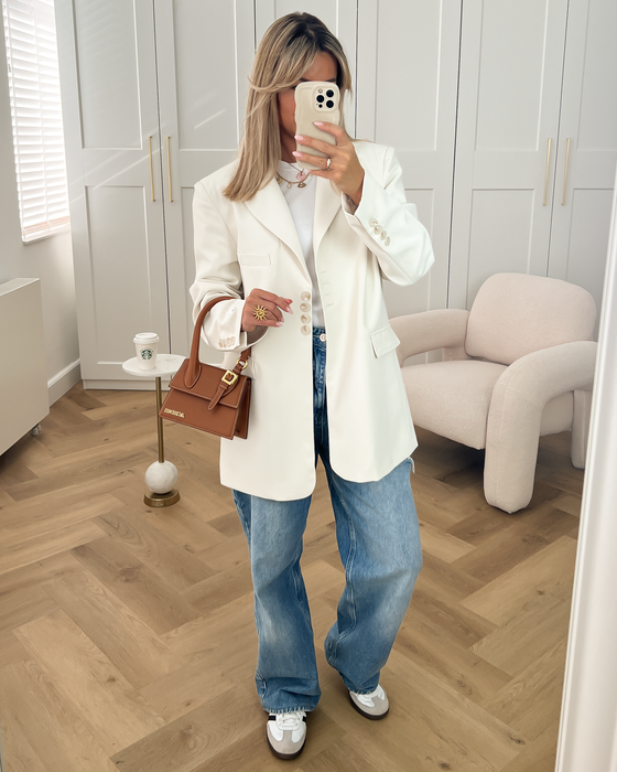 Gigi + Loulou - Oversized Blazer in Off White