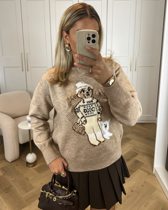 POLO - Bear Sweater in Beige